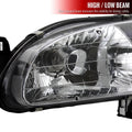 CRYSTAL HOUSING HEADLIGHTS BLACK
