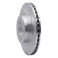 DFC 71-97 Jaguar XJS Front Right Drilled & Slotted Silver Brake Rotor