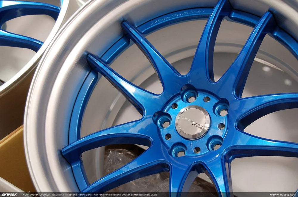 Work Wheels silver auto part