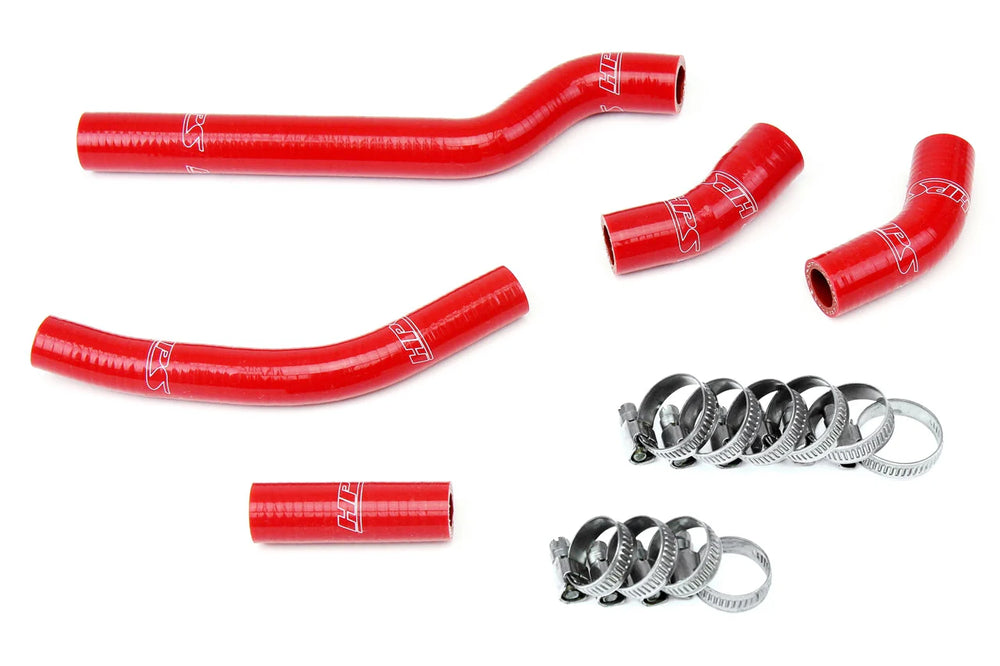 HPS Performance Red Reinforced Silicone Radiator Hose Kit Coolant for Yamaha 07-09 WR250F
