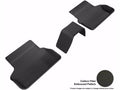 3D MAXpider 2017-2020 BMW 5 Series G30/G31 Kagu 2nd Row Floormats - Black