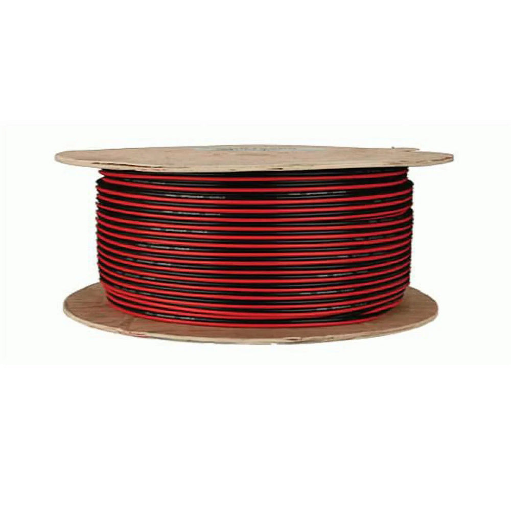 SPEAKER WIRE 14 GAUGE RED-BLACK PAIRED - COIL OF 100 FEET