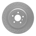 R1 Concepts GEOSPEC Coated Rotor - Drilled Fits Mercedes-Benz GL450