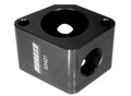 Moroso Chevrolet Big Block/Small Block Bolt-On Water Outlet Filler Neck -16An Fitting - Aluminum