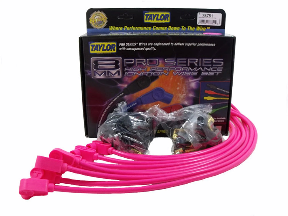 8MM SPIROPRO UNIV 8 CYL 90 HOT PINK