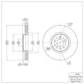 R1 Concepts Brake Rotor Fits Volvo XC90