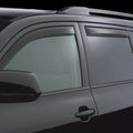 WeatherTech 08-13 Toyota Highlander Front and Rear Side Window Deflectors - Dark Smoke