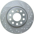 StopTech Select Sport 06-10 Volkswagen Jetta Slotted & Drilled Left Rear Rotor