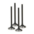 Supertech VW 1.8L/2.0L 8V Black Nitrided Exhaust Valve - +1mm Oversize - Set of 4
