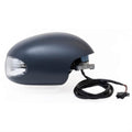 0310 VW BEETLE RH HEATED POWER FOLDAWAY OE MIRROR BLACK PTM COVER W/TURN SIGNAL