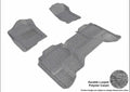 3D CLASSIC FLOOR MAT 2 ROW SET GRAY