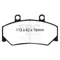 EBC 85-93 Volvo 740 2.1 (Bendix) Greenstuff Front Brake Pads