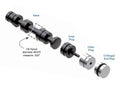 SUNCOAST Oversized Solenoid Switch Valve Plug Kit 92835-32K