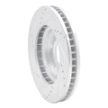 DFC 97-05 Buick LeSabre Front Right Drilled & Slotted Silver Brake Rotor