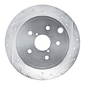 DFC 22-25 Subaru WRX Rear Right Drilled & Slotted Silver Brake Rotor
