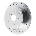 DFC 22-25 Subaru WRX Rear Right Drilled & Slotted Silver Brake Rotor