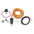 Electric Fan Wiring Harness Kit Single Fan 40amp relay wiring harness kit 185 degree on/165 degree off with Sending unit Spal