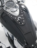 Mustang 00-07 Honda VT1100 Sabre, Spirit , Ace Cruiser Tank Bib w/Studs - Black