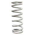 QA1 4-1/8in ID Tapered High Travel Spring - 10in Length x 750lbs/in - Silver Powder Coated