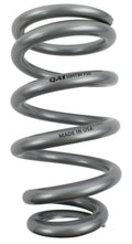 QA1 4-1/8in ID Tapered High Travel Spring - 10in Length x 750lbs/in - Silver Powder Coated