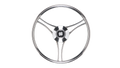 SS WHEEL BLK POLY GRIP