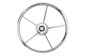 SS WHEEL BLK POLY GRIP