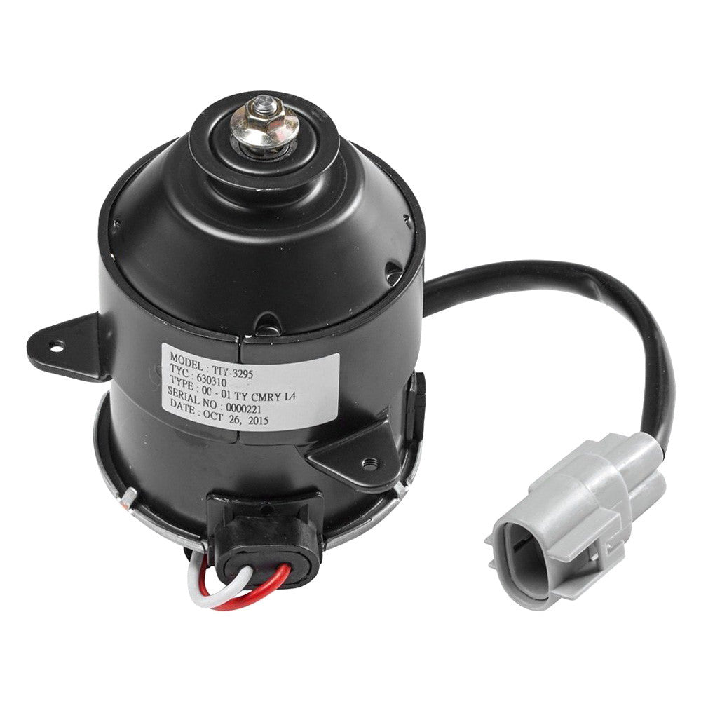 RADIATOR FAN MOTOR LEFT SIDE; W/4 CYL ENGINE; USA BUILT TOYOTA CAMRY 20002001; COROLLA 19982002