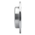 R1 Concepts Brake Rotor Drilled and Slotted Silver Fits Ford Crown