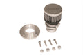 Moroso Non-Weld Valve Cover Breather Kit - Chrome Finish