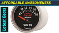 Autometer Sport-Comp II 52mm 8-18 Volt Short Sweep Electronic Voltmeter