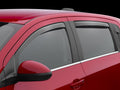 WeatherTech 05-06 Mercedes-Benz E 55 AMG Front&Rear Side Window Deflectors - Dark Smoke