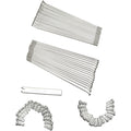 Excel Rear Spoke/Nipple Set (w/ Wrench) - 8 Gauge / 36 Qty - Silver