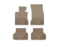 WeatherTech 04-10 BMW 5-Series (E60/E61) Front and Rear Rubber Mats - Tan