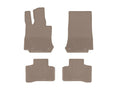 WeatherTech Tan Front and Rear All-Weather Floor Mats Fits -20-22 Mercedes-Benz W442TN-W443TN