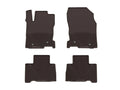 WeatherTech Cocoa Front and Rear All-Weather Floor Mats Fits -20-21 Lexus W440CO-W441CO