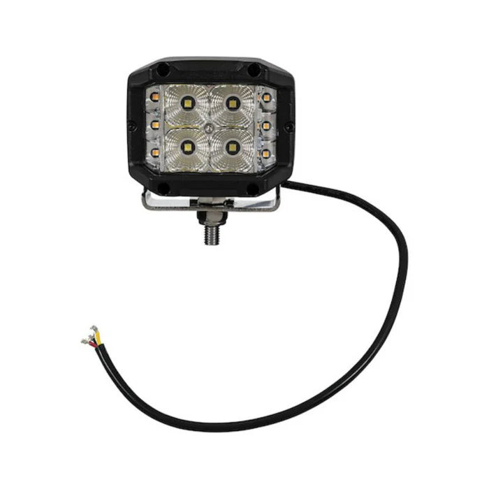 4 INCH WIDE LED FLOOD LIGHT WITH STROBESQUARE LENS