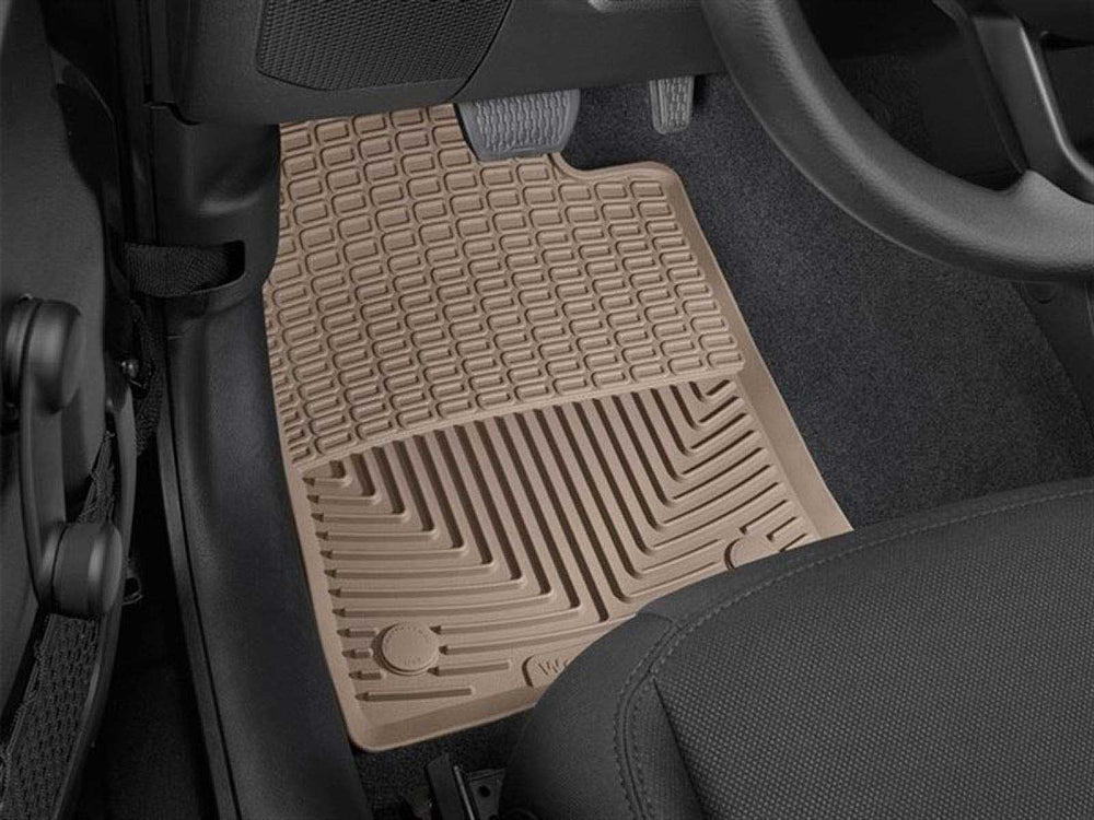WeatherTech 2020+ Jeep Gladiator Front and Rear Rubber Mats - Tan
