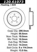 Centric Performance Brake Rotor