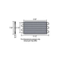 Tube and Fin Trans Cooler Kit -6AN