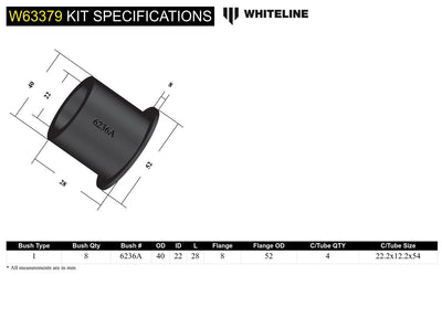 REAR TRAILING ARM UPPER BUSHING 4RUNNER 9602