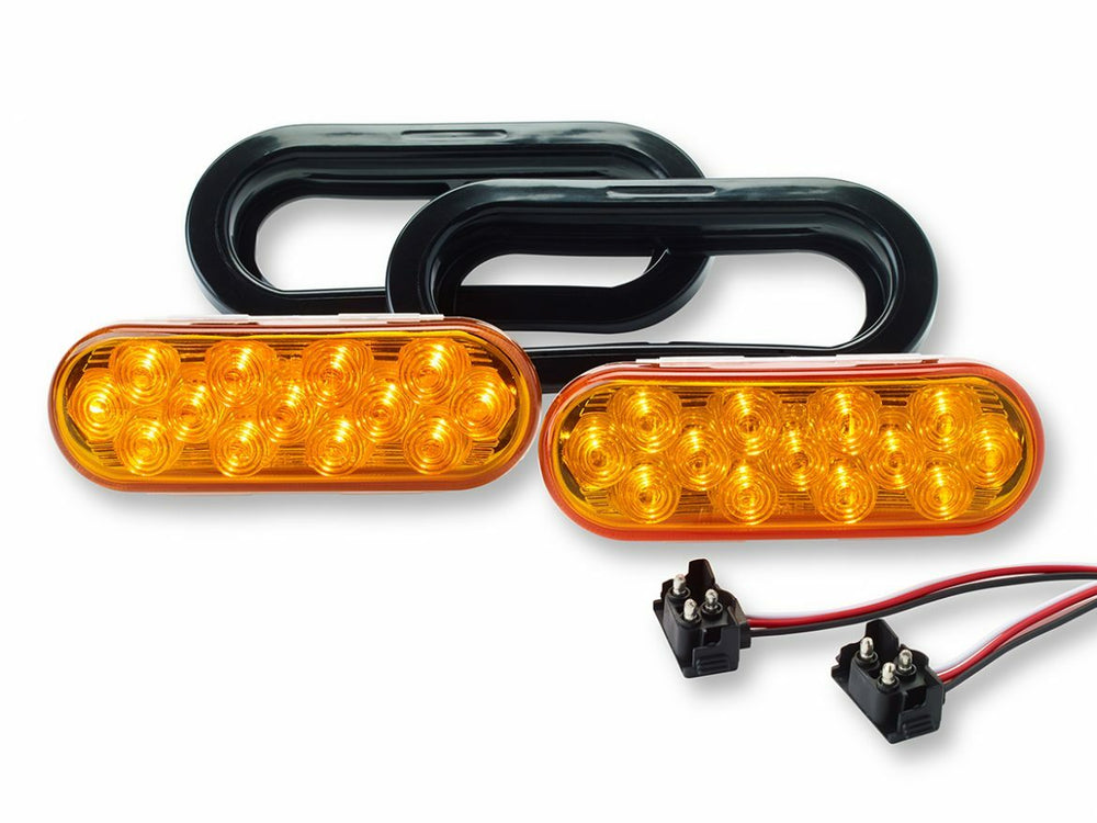 6.5IN AMBER STROBE KIT