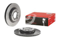 Brembo 00-03 Audi A8 Quattro/01-03 S8 Rear Premium UV Coated OE Equivalent Rotor