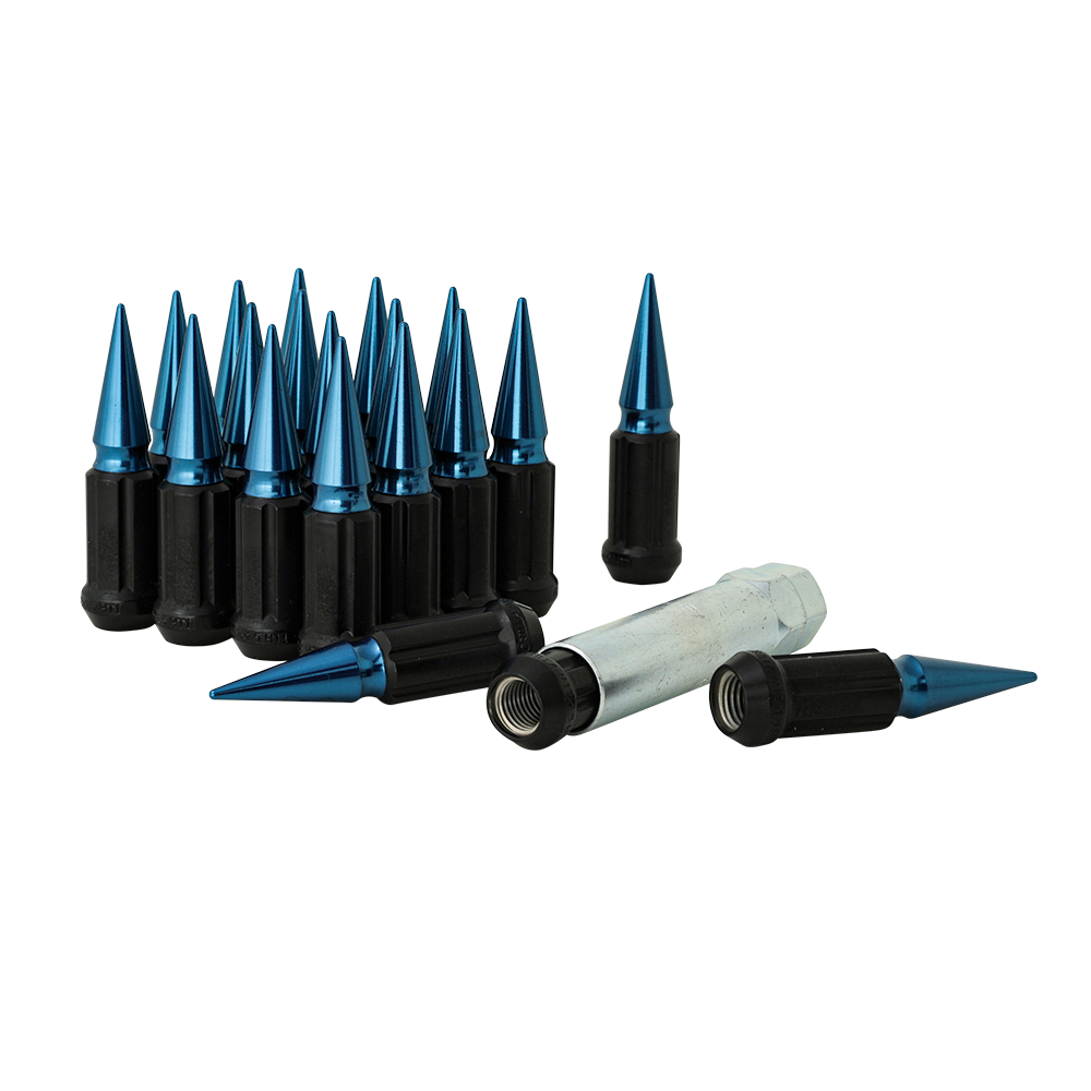 5 LUG 12-1.50 SHORT SPIKE KIT BLK