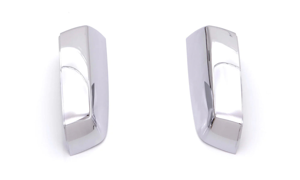 ~(0.7 lbs. 14X4X4)~ CHROME MIRROR COVERS