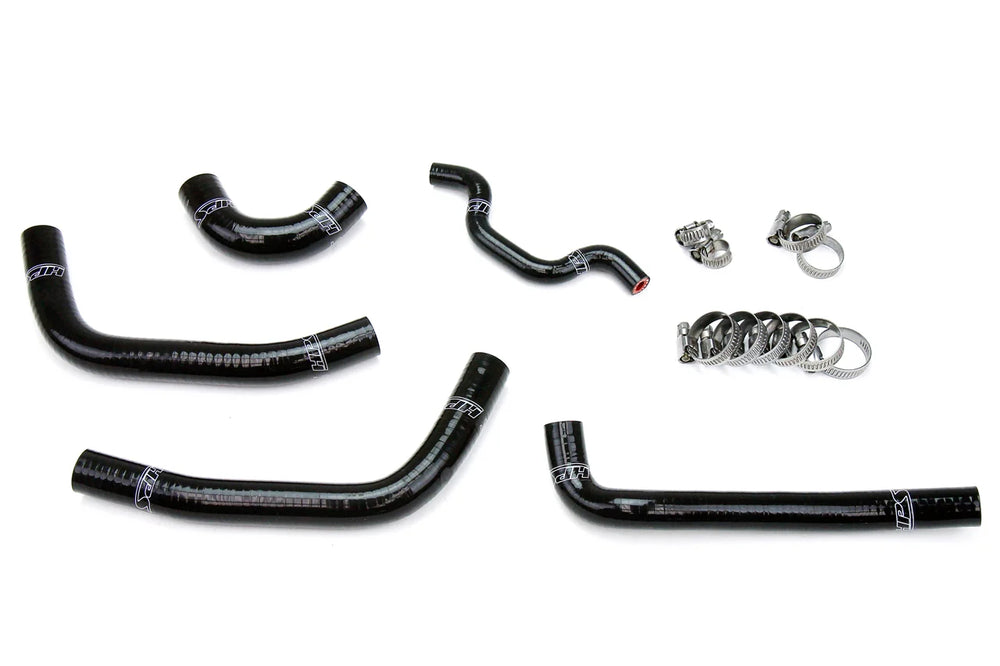 HPS Performance Black Reinforced Silicone Radiator Hose Kit Coolant for Kawasaki 09-10 KX250F