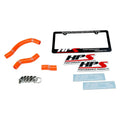 HPS Performance Orange Reinforced Silicone Radiator Hose Kit Coolant for KTM 11-12 450SXF