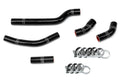 HPS Performance Black Reinforced Silicone Radiator Hose Kit Coolant for Yamaha 07-09 WR250F