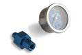 Nitrous Gauge W/ Adapter Nitrous Gauge Blue 1-1/2 W/ -4An Adapter NOS