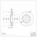 DFC 07-12 Hyundai Veracruz Front Brake Rotor