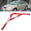 Megan H-Brace Toyota Corolla 03-08 09-13 14-18 Red (Sedan only EXC Hatchback IM)